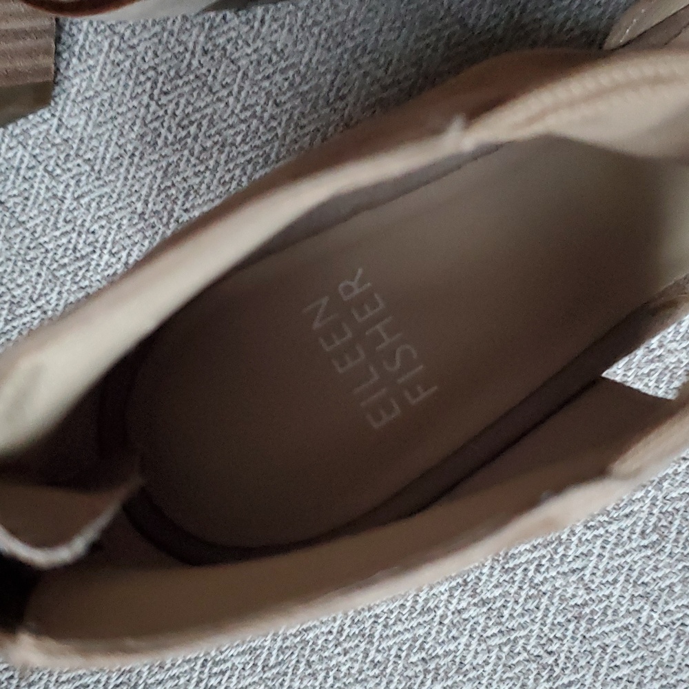 Eileen Fisher Chat Suede Sienna Sandal Bootie 6 - Picture 7 of 10